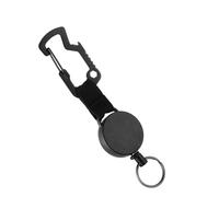 BUBEFSKD Portachiavi retrattile con moschettone, porta badge, fibbie in filo di acciaio, fibbie con cavo in acciaio da 23 62 pollici