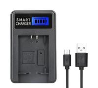 BUBEFSKD Portatile LCD Display Display USB Fotocamera Caricabatterie per 13L G5X G7X G7X Mark G9X Fotocamere Comodo Alimentazione Esterna Batteria Caricabatterie