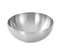 BUBEFSKD Pratico ciotola di miscelazione in acciaio inox elegante stoviglie singola porzione adatta per singola porzione pasto introduzione