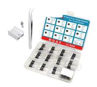 BUBEFSKD Regolatore positivo con 39 regolatori e radiatore efficiente L317-L7824 Reliaged Power Management regolatore di tensione ad alta corrente