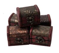 BUBEFSKD Scatola di imballaggio in cristallo di moda antica confezione del prodotto antica gioielli in legno conservazione caramelle mani mani orecchini attuali