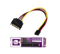 BUBEFSKD Scheda di espansione dell'unità PCIe 5.0 ad alta velocità per trasferimenti dati e protocolli a doppio protocollo