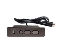 BUBEFSKD Sedia a sdraio elettrica con 5 tasti, controllo manuale