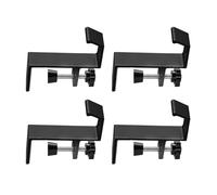 BUBEFSKD Set 4 Ganci Da Tavolo Multiuso Staccabili Ganci Portatili Per Appendere Chiavi Cuffie Borse Senza Colle O Nastro Adesivo Gancio In Alluminio Resistente