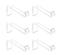 BUBEFSKD Set Di 6 Decorativi Vino Rack Pratica Soluzione Bottiglia Display Ripiani Materiale Ferro Portabottiglie Rack Scaffali