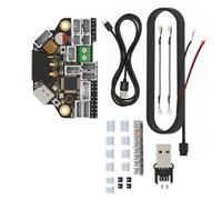 BUBEFSKD Set di schede di espansione della stampante Supporta comunicazione USB TMC2209 stampante elettronica Componenti Integrazione 85/105 ℃ piastra utensile ad alta temperatura