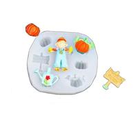 BUBEFSKD Set di stampi in silicone riutilizzabili per Halloween, motivo: Star Moon a pipistrello, con cioccolato e silicone