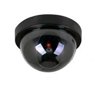 BUBEFSKD Simulazione della Cupola Monitor Simulazione della Telecamera CCTV Sicurezza Falsa con Telecamera Sicurezza Fittizia per Interni per Esterni con Luce A LED
