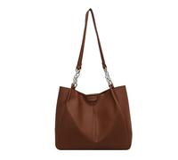BUBEFSKD Spaziosa e affidabile borsa a tracolla singola in minimalista, beige, contemporanea, unisex, in poliuretano, regalo alla moda, casual, formale, comoda, pratica per il lavoro, la scuola
