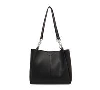 BUBEFSKD Spaziosa e affidabile borsa a tracolla singola in minimalista, beige, contemporanea, unisex, in poliuretano, regalo alla moda, casual, formale, comoda, pratica per il lavoro, la scuola, Nero