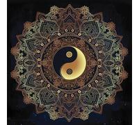 BUBEFSKD Square Flanelette Tarocchi Tessuto Cuscino Astrologico Orakleholder Tavolo Carta di Copertura Opaco Carta Divina Per Lettura Divina Giochi Tavolo Astrologia