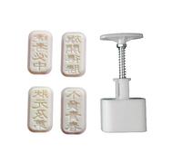BUBEFSKD Stampi per Facili da Usare Timbri Mungs Bean Cake Blessing Shape Bakings Tool Pressa A Mano Perfetta