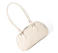 BUBEFSKD Stile coreano Borsa Cuscino Borsa Per Le Donne Morbida Pelle PU Borse A Tracolla Spazioso Interno Ascelle Ascelle Ascelle Accessori Delle Donne, bianco