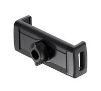 BUBEFSKD Supporto a morsetto in ABS, design a doppia trazione, girevole a 360 gradi, installazione rapida, supporto per telefono snodato da 17 mm, montaggio base, supporto estraibile