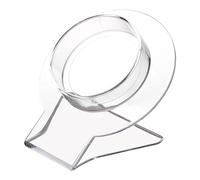 BUBEFSKD Supporto per orologi in acrilico trasparente per orologio da polso, per la casa, vendita al dettaglio, negoziazione, supporto circolare, L, come descritto