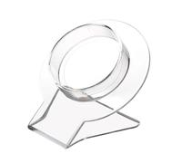 BUBEFSKD Supporto per orologi in acrilico trasparente per orologio da polso, per la casa, vendita al dettaglio, negoziazione, supporto circolare, S, come descritto