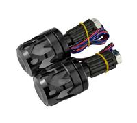 BUBEFSKD Tappo terminale per manubrio illuminato multicolore per scooter motociclette resistente alle intemperie in alluminio resistente alla corrosione