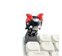 BUBEFSKD Tasti meccanici con tema horror e mummie scheletri, supporto ergonomico per interruttori, cappucci meccanici, tema Halloween