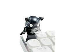 BUBEFSKD Tasti meccanici con tema horror e mummie scheletri, supporto ergonomico per interruttori, cappucci meccanici, tema Halloween