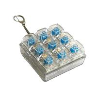 BUBEFSKD Tastiera meccanica interruttore tester per identificare la sensazione di pressione, portachiavi giocattolo per tastiere tipo 4-9, strumento di modding