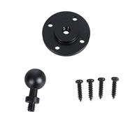 BUBEFSKD Testa Sfera Montaggio Base 17 Mm A 1/4 Pollice Maschio Adattatore Con Viti Adattatore In Alluminio Supporto Base Multi Scopo