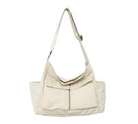 BUBEFSKD Trendy Morbida Borsa A Tracolla Elegante E Pratica Crossbody Borse In Tela Per Le Donne Perfetto Viaggio O Tempo Libero Il Giapponese Crossbody Bag, bianco