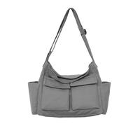 BUBEFSKD Trendy Morbida Borsa A Tracolla Elegante E Pratica Crossbody Borse In Tela Per Le Donne Perfetto Viaggio O Tempo Libero Il Giapponese Crossbody Bag, grigio