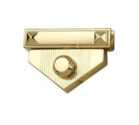 BUBEFSKD Triangolo Castello Per Gli appassionati di Moda E Gli amanti del Artigianato Borsa Alla Moda Accessori Aggiunge alle tue Creazioni Borsa Alla Moda Accessori, gold