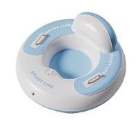 BUBEFSKD Tubo da neve professionale per bambini, gonfiabile in modo sicuro, per comfort e stabilità sulla neve, con adattatore ad aria a sgancio rapido, slitta multiuso con schienale