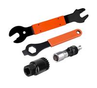 BUBEFSKD Tuta Essenziale Per La Riparazione Biciclette Con Chiavi Pedali E Estrattori Pedivelle Strumenti Riparazione Biciclette Strada Montagna E Bici Piegate