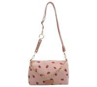 BUBEFSKD Unico Cordino Di Fragola Borsa A Tracolla Con Cinghia Della Catena Elegante Crossbody Borse Per L'Uso Quotidiano E Viaggio Delle Donne Borsa A Tracolla, a