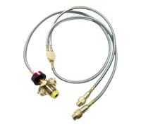 BUBEFSKD Valvole di Cottura Efficiente Adattatore Libero Doppia Connessione Valvole Adattatore Per E Requisiti di Cottura Portatile Tanica di Gas Compatibile