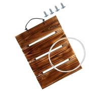 BUBEFSKD Vaso in legno facile da installare, per montaggio a parete, per felci di corno di cervo, sistema di sospensione senza attrezzi, perfetto per il montaggio rapido in case o uffici, legno