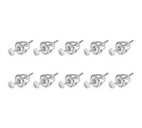 BUBEFSKD Vite di sicurezza sul retro degli orecchini pratico collegamento postale con comandi di bloccaggio per la sicurezza dei tacchetti, Taglia unica, come descritto