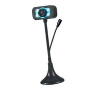 BUBEFSKD Webcam USB 2.0 con Microfono per La Riduzione del Rumore Laptop PC Desktop Fotocamera Web Computer Adatta Uffici Domestici Microfono con Cancellazione del Rumore