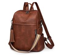 BUBEFSKD Zaino Da Viaggio Donna Zaini Scolastici Per Studenti Capacità Borsa A Tracolla Città Pelle PU Donna Viaggio Città Capacità Per Tutti I Giorni