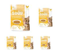 Bubimex - Bubi Nature Zuppa - Sapore di pollo - 50 g - Alimento complementare per gatti - Cibo umido - Texture leggera - Favorisce l'idratazione (Confezione da 5)