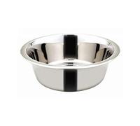 Bubimex - Ciotola in Acciaio Inox per Cani e Gatti - Contenitore per Acqua e Cibo - Resistente, igienico, Facile da Pulire e Senza Tempo - Ciotola di Alta qualità - 0,75 L