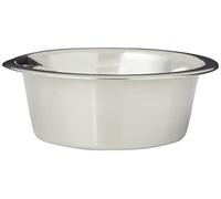 Bubimex - Ciotola in Acciaio Inox per Cani e Gatti - Contenitore per Acqua e Cibo - Resistente, igienico, Facile da Pulire e Senza Tempo - Ciotola di Alta qualità - 0,45 l