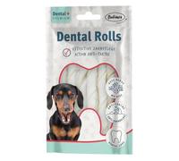 Bubimex - Dental+ Ossa bastoncini intrecciati all'alghe x10-13cm - Dolcetto dentale per cani - Arricchito in zinco - Anti-tartaro - Alito fresco