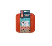 Bubimex - Tappeto leccare BubiChef LickFour, arancione