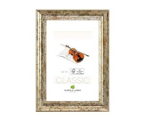 BUBOLA & NAIBO - CORNICE CLAUDIA SERIE CLASSIC IN LEGNO COLORE ARGENTO 18 X 24 CM. 5000 AA 06