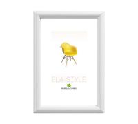 BUBOLA & NAIBO - CORNICE PLA-STYLE SERIE BASIC IN PLASTICA COLORE BIANCO CON PLXIGLASS 18 X 24 CM. PLA01 BI 06