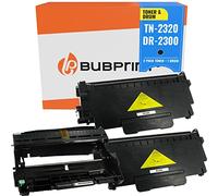 Bubprint 2 Toner e Tamburo compatibile per Brother TN-2320 DR-2300 per DCP-L2500D DCP-L2520DW DCP-L2540DN DCP-L2560DW HL-L2300D HL-L2340DW HL-L2360DN HL-L2365DW MFC-L2700DN MFC-L2700DW