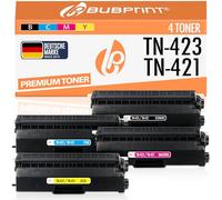 Bubprint 4 Cartucce Toner compatibili per Brother TN-423 TN423 TN 423 per DCP-L8410CDN DCP-L8410CDW HL-L8260CDW HL-L8360CDW MFC-L8690CDW MFC-L8900CDW BK C M Y