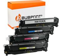 Bubprint 4 Toner compatibili con HP CE410X CE411A CE412A CE413A 305X 305A