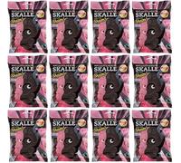 Bubs Skull Raspberry Foam Liquirizia 12 Packs of 90g