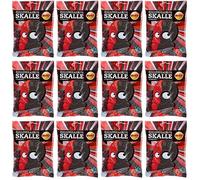 Bubs Skull Raspberry Liquirizia 12 Packs of 90g