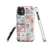 Bubu and Dudu - Custodia per iPhone 11, elegante protezione a doppio strato, trasparente
