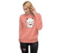 Bubu and Dudu Holding Slipper - Felpa unisex premium, Rosa polverosa, XL